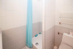 Keimschleudern im Bad - Duschvorhang und Badteppich - Hygiene