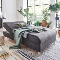 Bett mit Festpolsterung - Polsterliege mit hochwertigem Aufbau