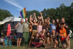 Bohemian Chic Hintergründe - Hippies