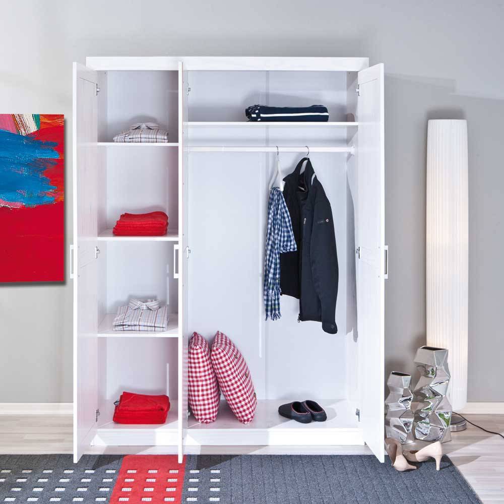 Drehtüren-Kleiderschrank - klassisches Schrankmodell Moderner Kleiderschrank mit Drehtüren.