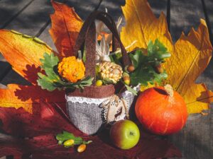 Erntedank - Tischdekoration Herbst 2023