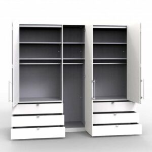 Schubladen oder Regale im Kleiderschrank besser