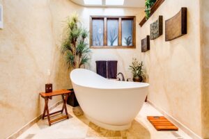 Badezimmer im Lagom Stil einrichten