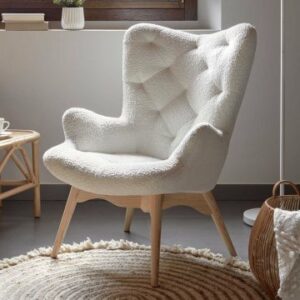 Wohnzimmer im Lagom Stil - gemütlicher Sessel