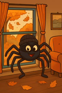 Spinnen kommen im Herbst ins Haus