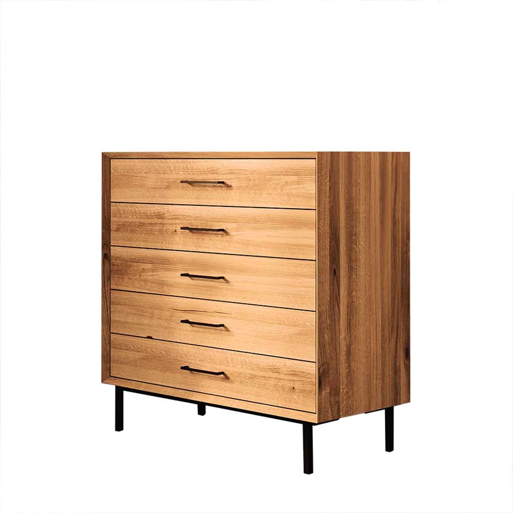 97x95x45 Kommode mit fünf Schubladen - Kerfa