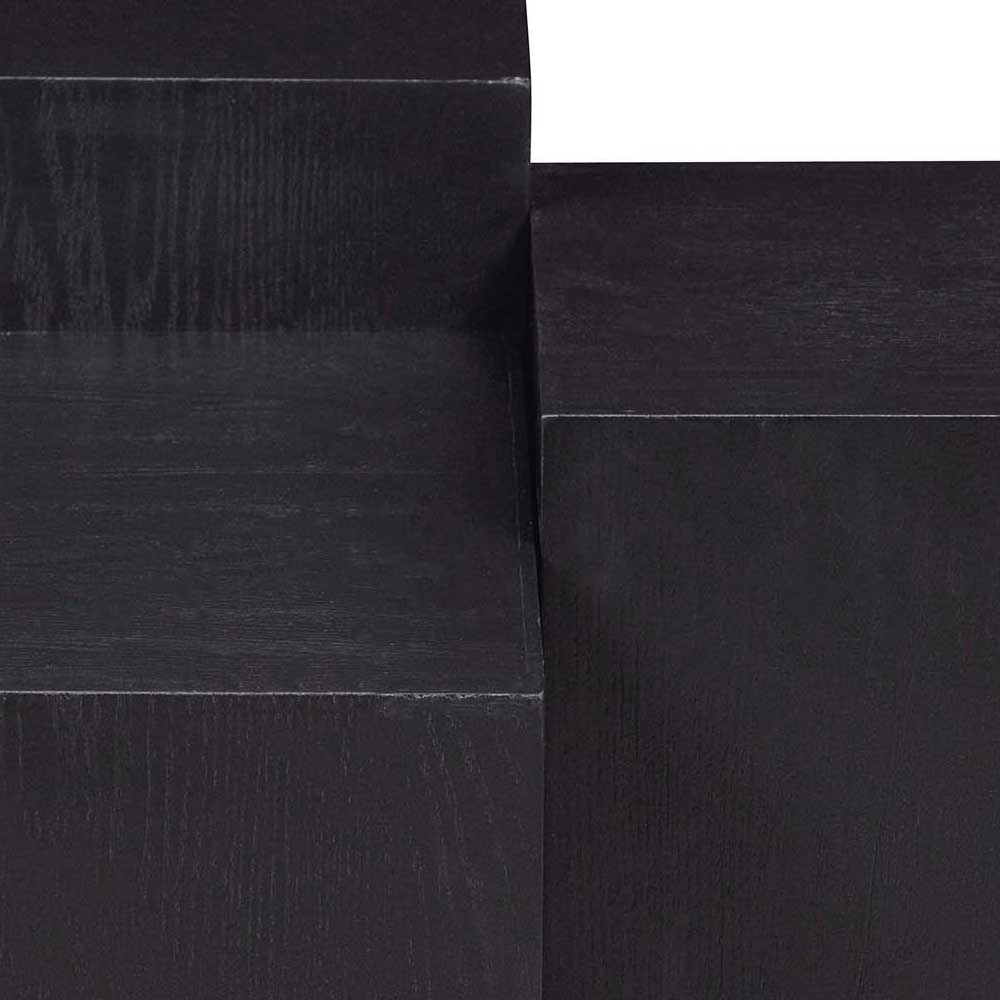 3-Satz-Tisch Couchtisch in Schwarz - Comanos (dreiteilig)