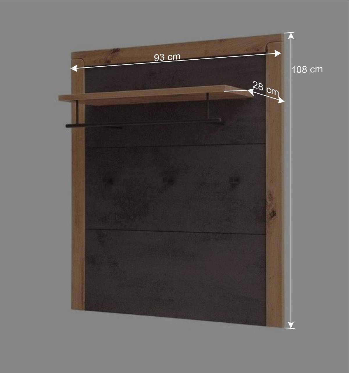 Flureinrichtung Komplettset modern - Carry (fünfteilig)