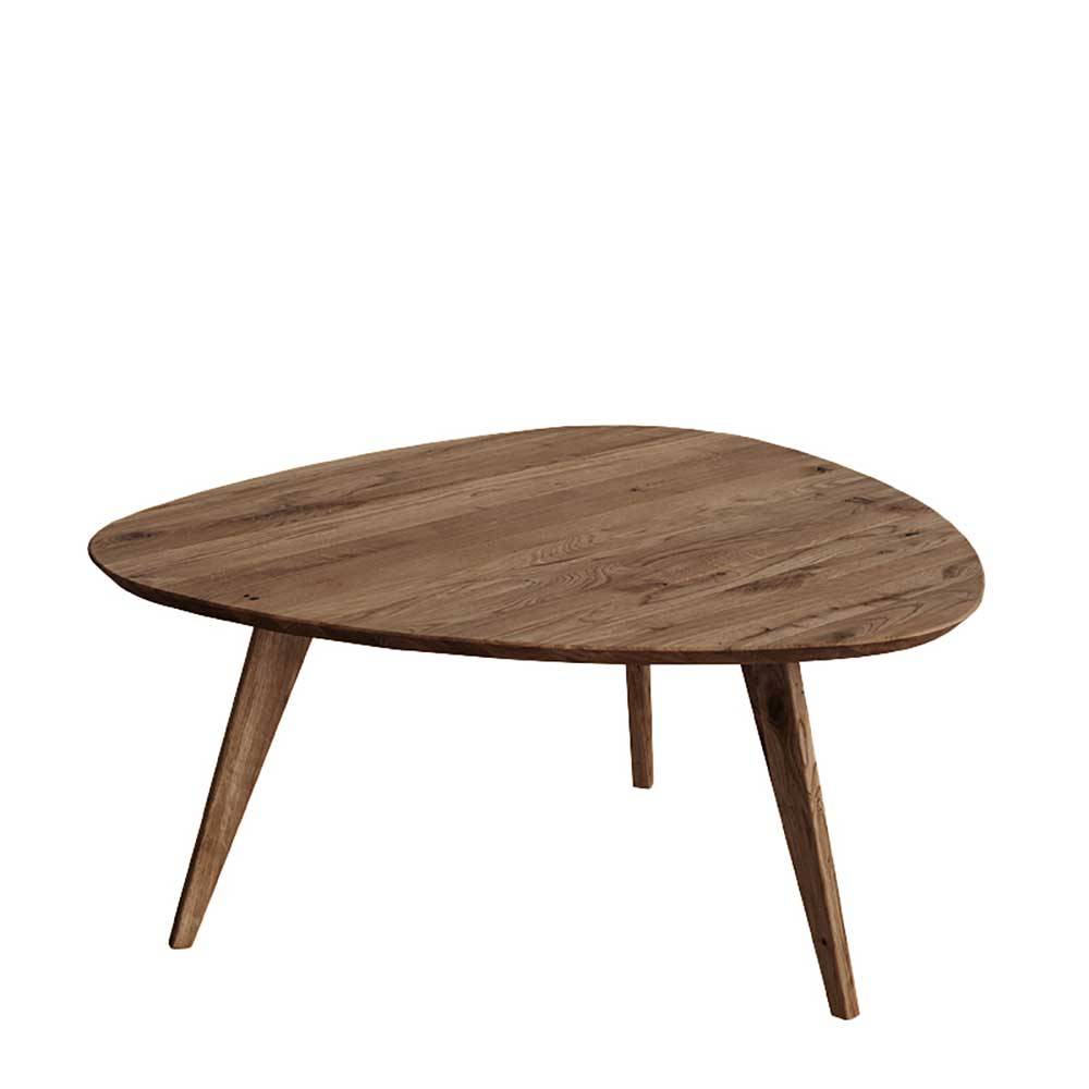 Retrostyle Couchtisch in dreieckigem Design - Anjo