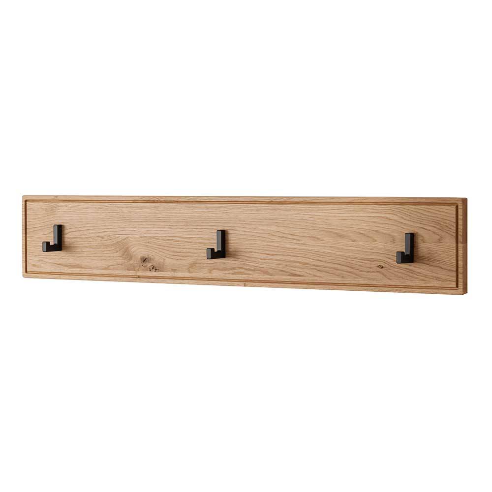 Garderobe Hakenleiste aus Asteiche Massivholz - Zonga