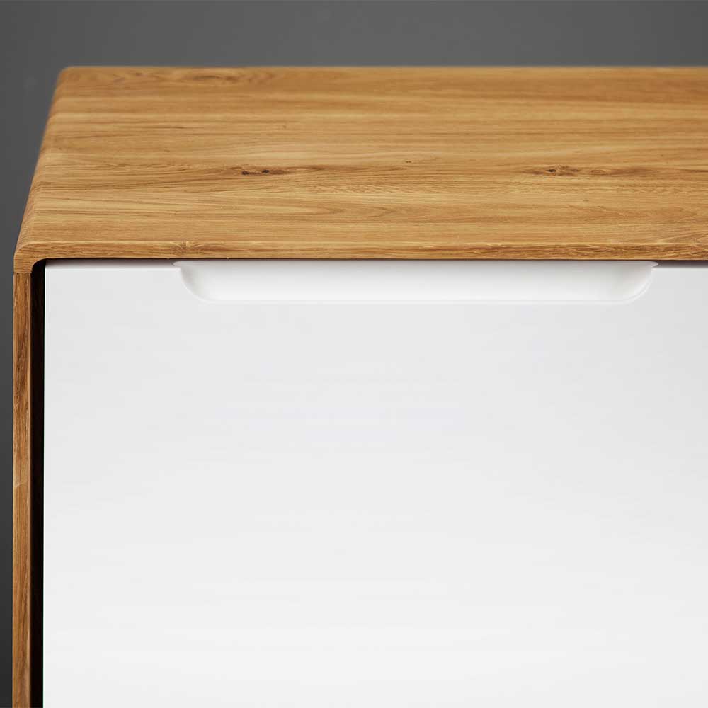 90x63x40 Kombi-Kommode aus Massivholz & MDF - Diesta