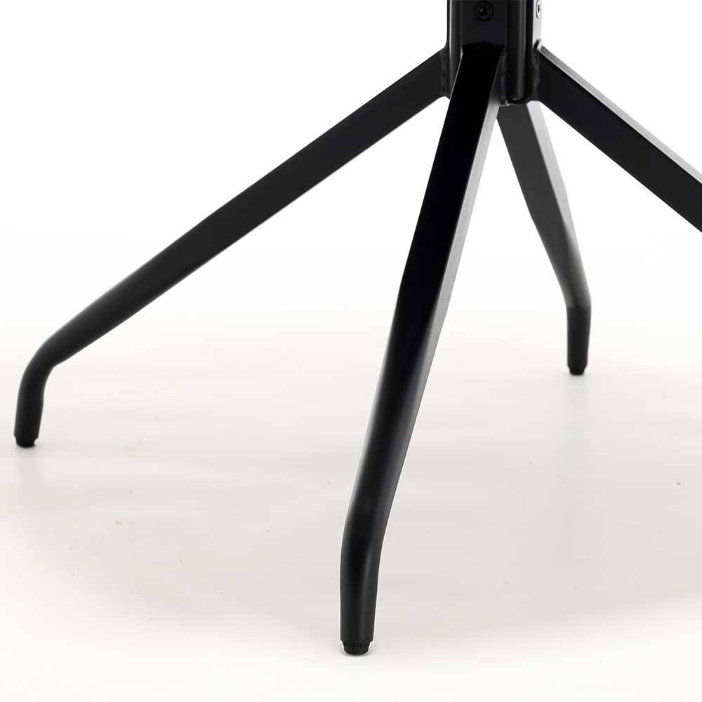 Federkern-Armlehnenstuhl mit Spidergestell - Depecha (2er Set)
