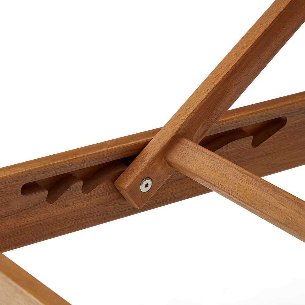 Einstellbarer Mechanismus zur Höhenverstellung der Rückenlehne aus Holz – Paddock