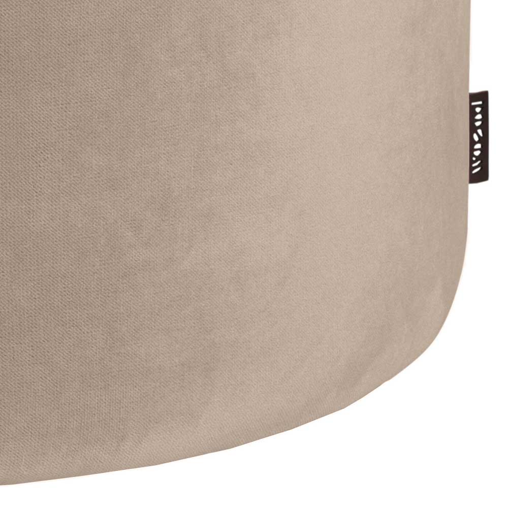 Samt Polsterhocker im Zylinder Design - Griffina