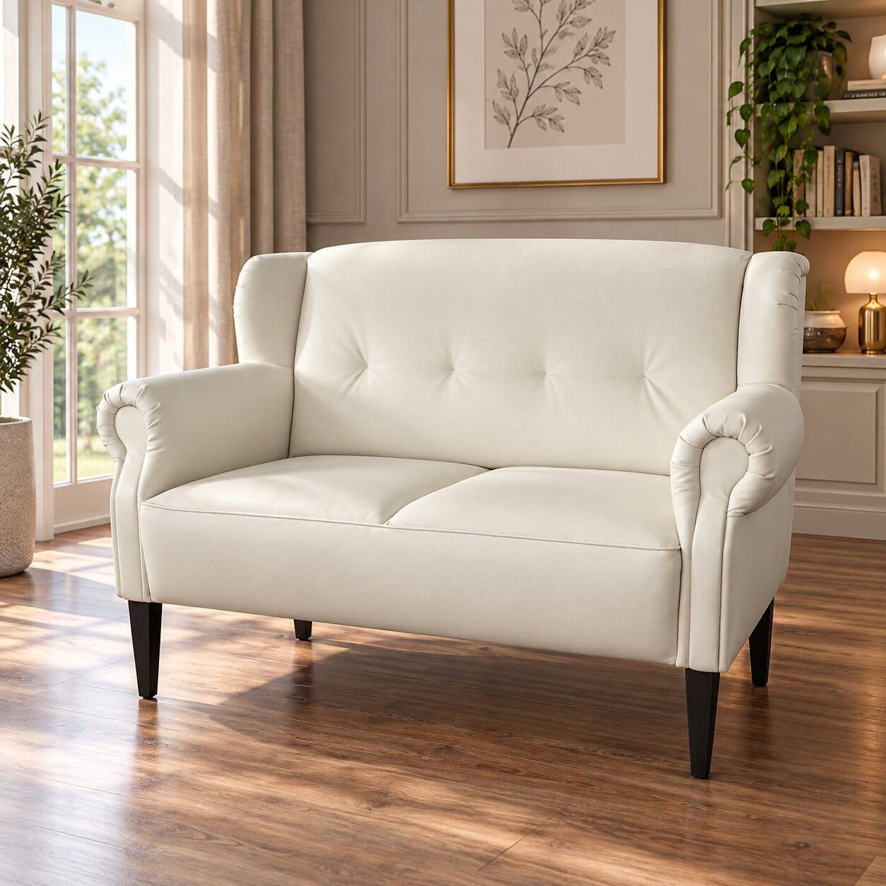 Tischsofa Omarai in Creme