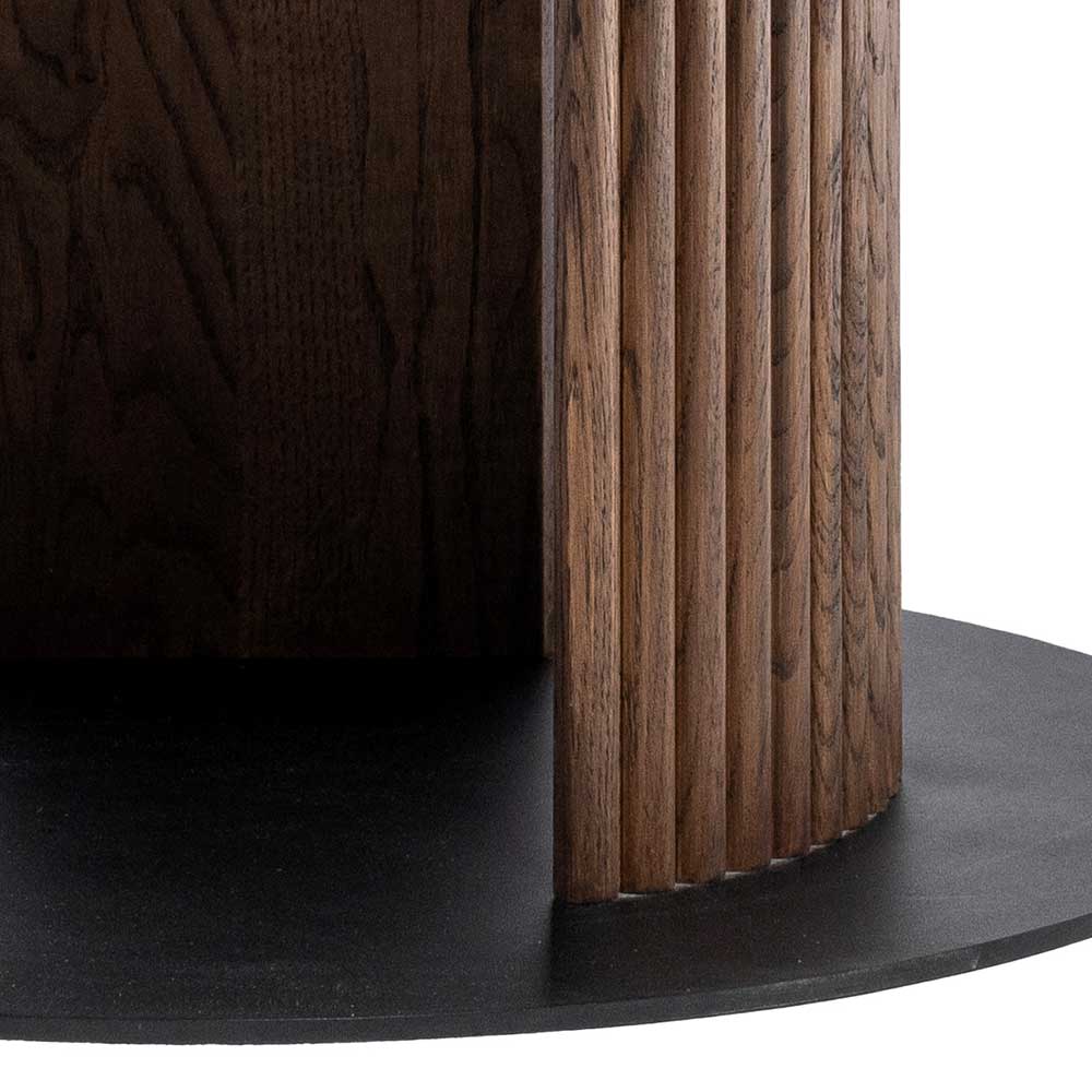 Runder Designtisch in Wenge geölt - Gimy