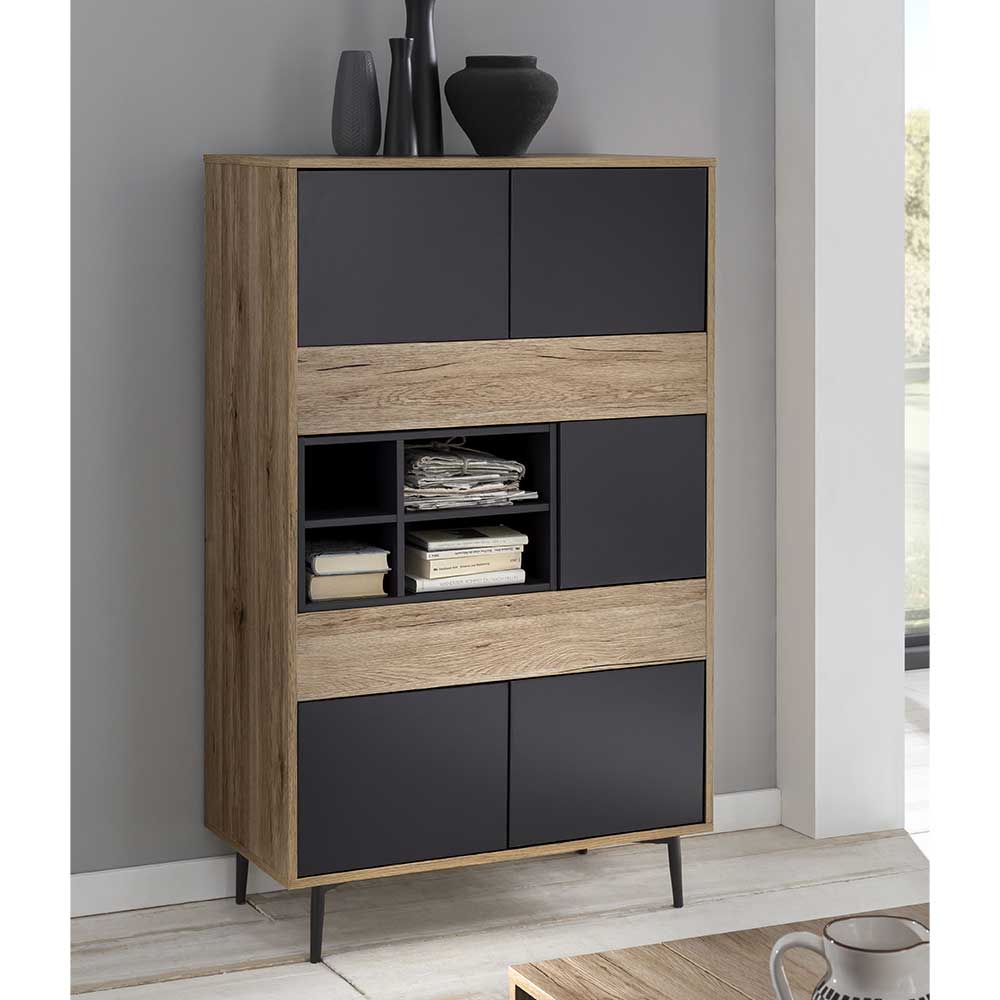 78x130x39 Highboard zweifarbig - Marica