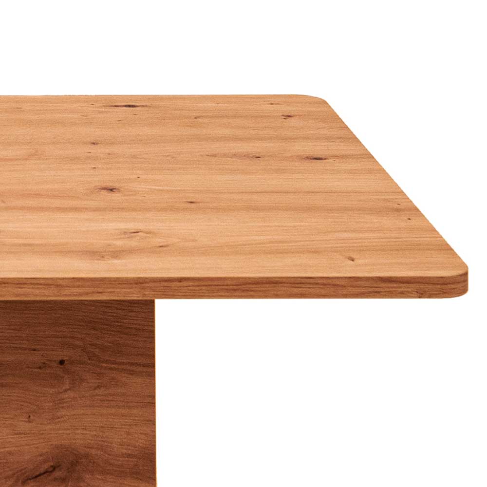 Couch Säulentisch in Dekor Wildeiche - Javie