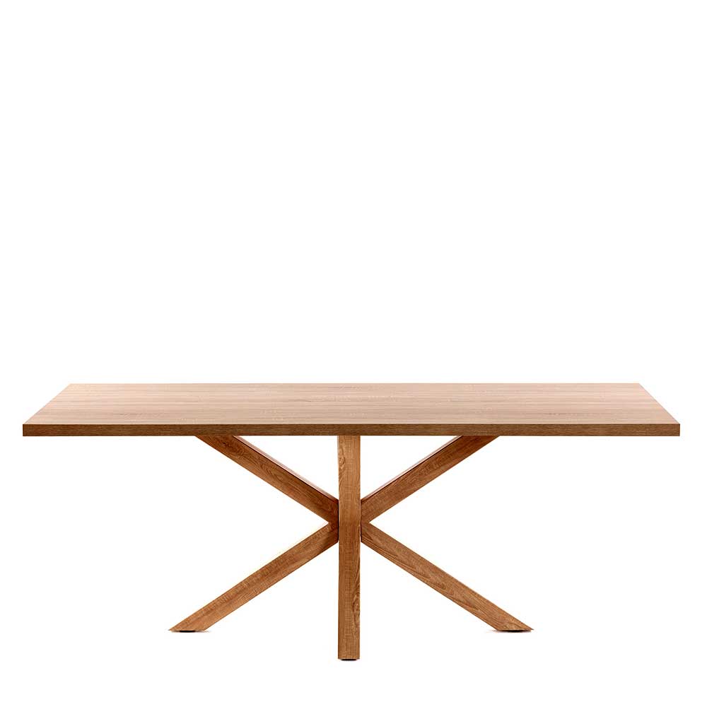 160x100 Esszimmer Tisch mit Spider Gestell - Ammie