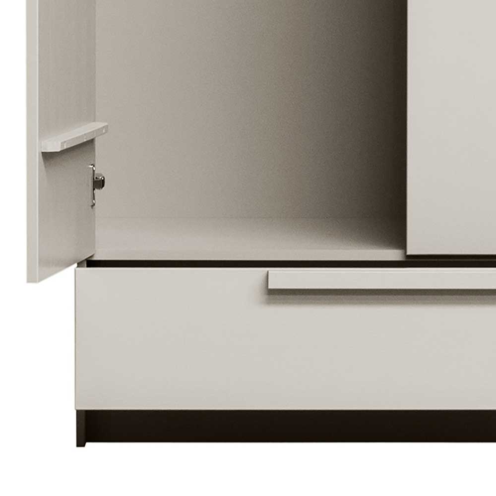 Kleiderschrank in Hellgrau - Anela