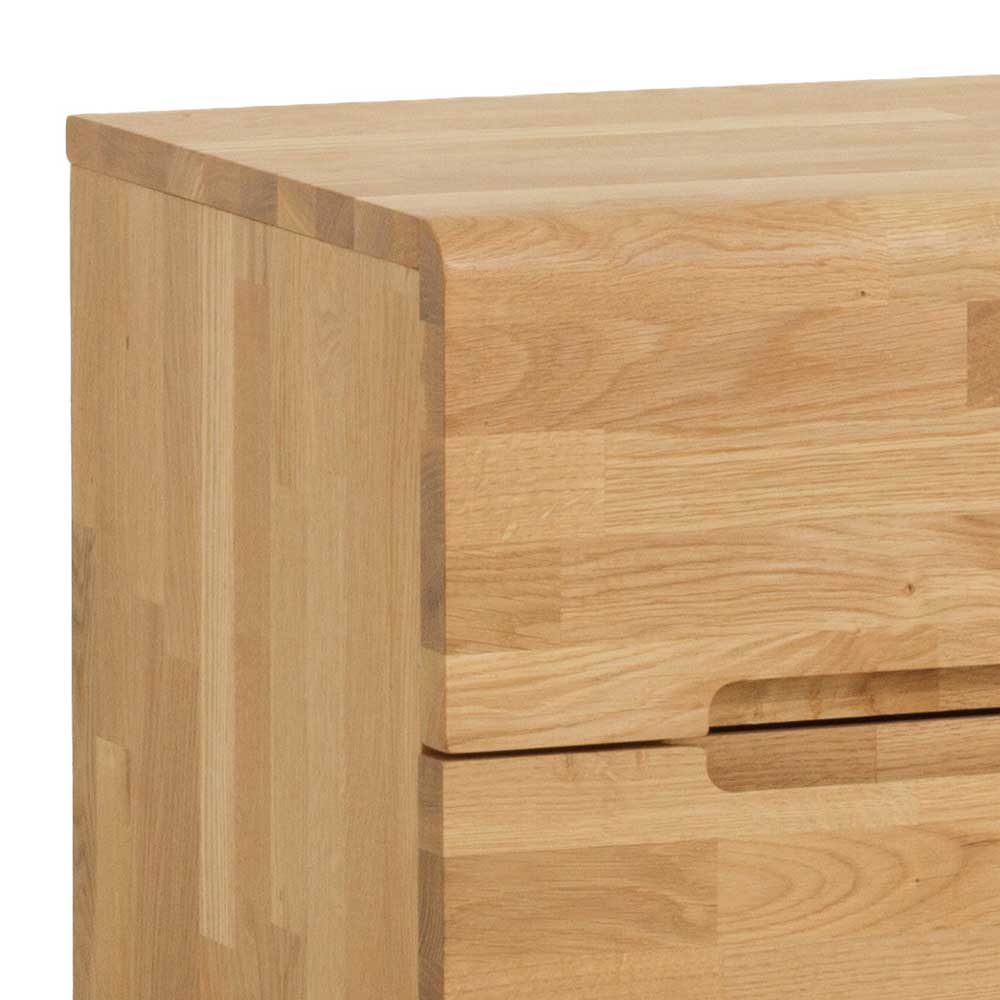 Nachtkommode Jazzi aus Wildeiche Massivholz