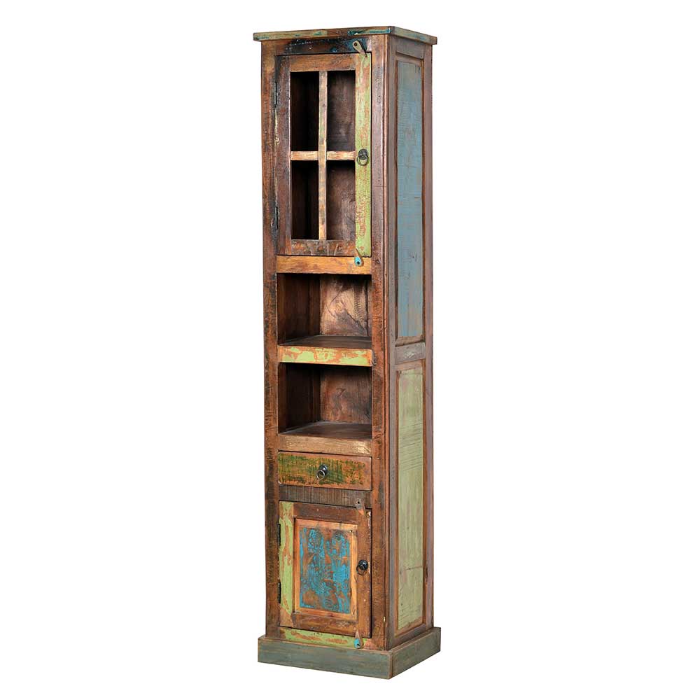 Shabby Badmöbel aus Recyclingholz - Jamaica (fünfteilig)