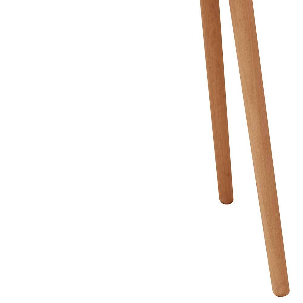 Konische Schreibtischbeine aus massivem Buchenholz im modernen Design – Oventa