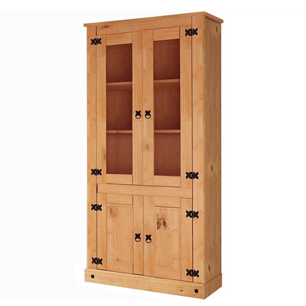 Vitrinenschrank im Mexikanischen Landhaus Look - Chrysa