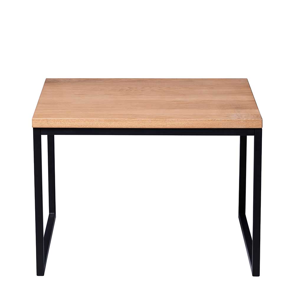 Kleiner Couchtisch aus Wildeiche - 60x60 cm - Grover