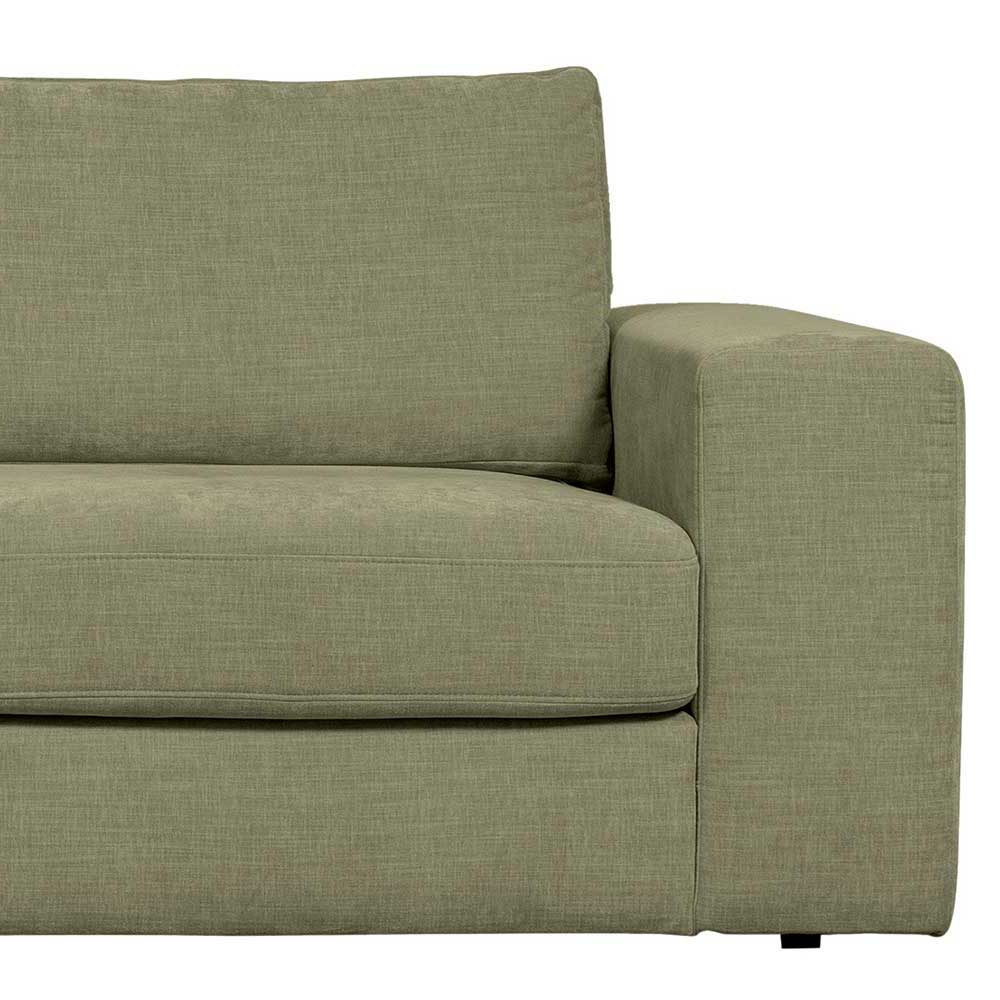 2,5 Sitzer Wohnzimmersofa in Graugrün - Perconia