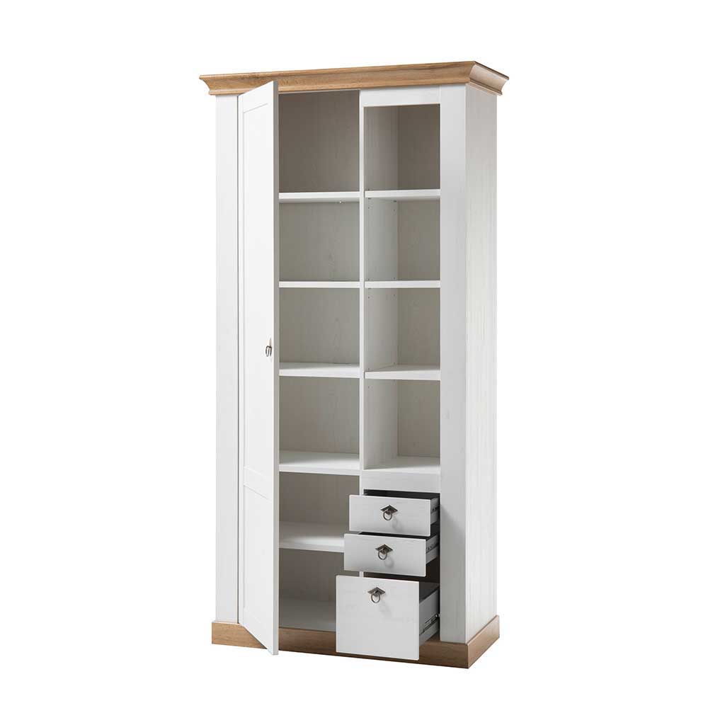 Zweifarbiges Landhausmöbel Set - Diatara I (vierteilig)