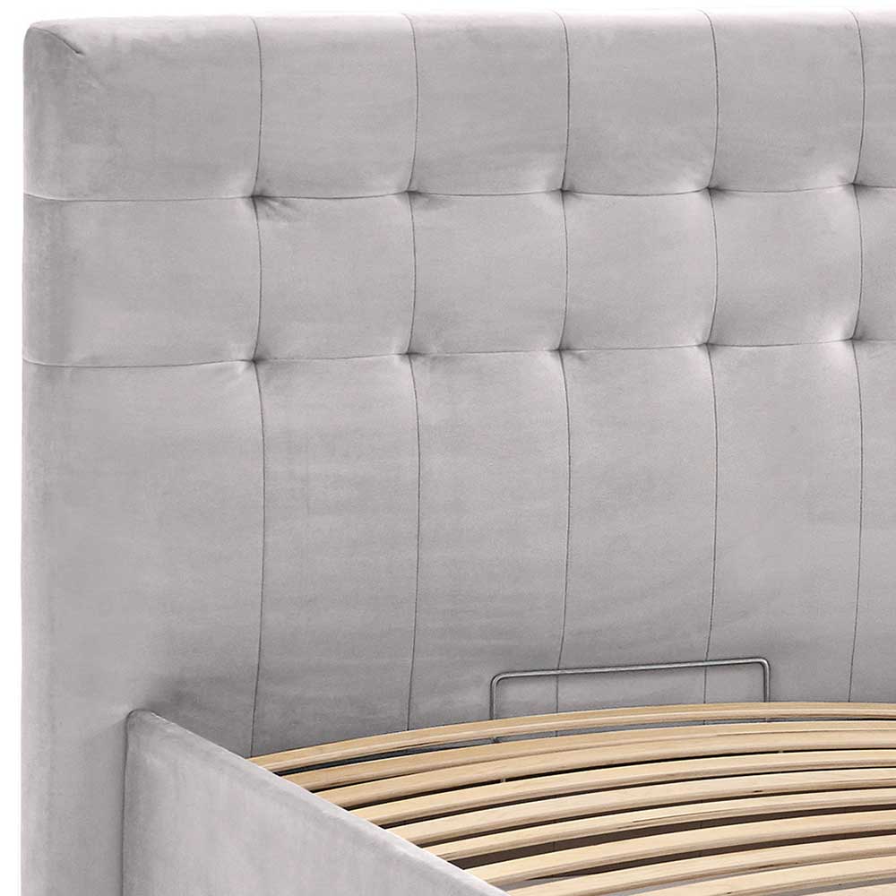 Samt Doppelbett mit Bettkasten - Diadonna
