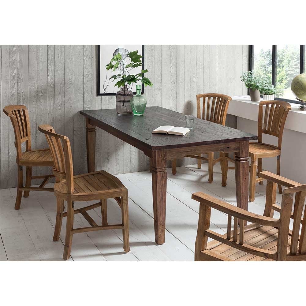 Esstischstuhl Mangato aus Teak Recyclingholz