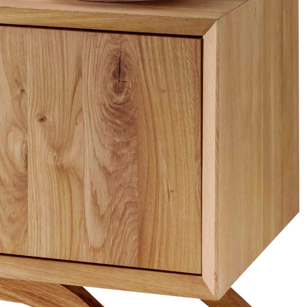 Massivholz Lowboard für TV 180x50x50 cm - Lampione