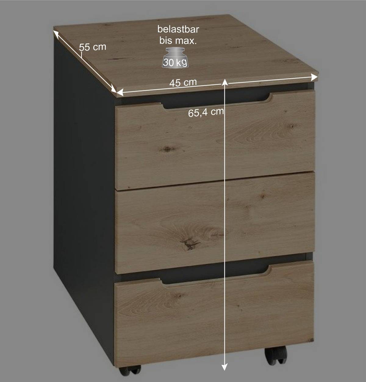 Officemöbel Komplettset modern - Kuetra (achtteilig)