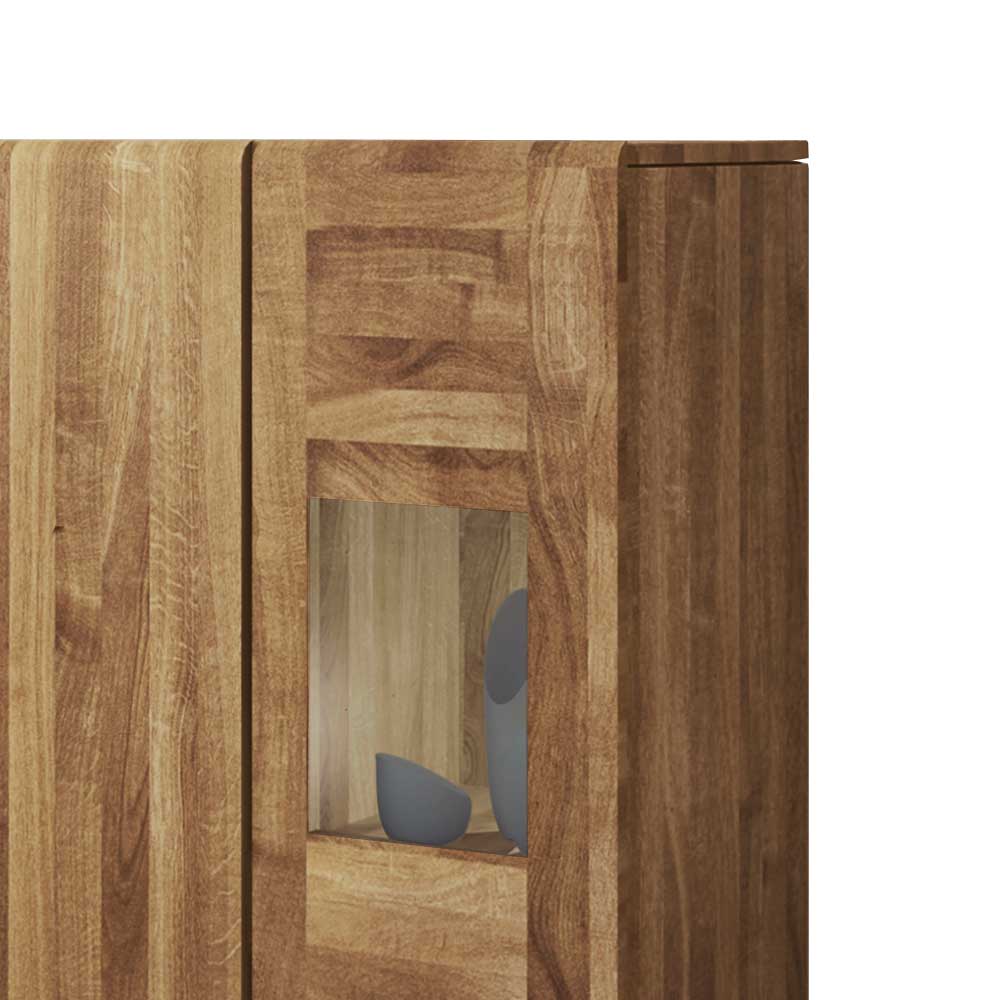 Sideboard Vaskov aus Wildeiche massiv geölt