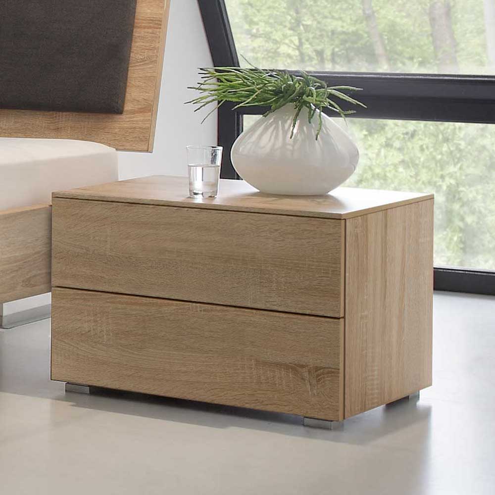 Factory Design Bett mit Nachtkommoden - Anglivia (dreiteilig)