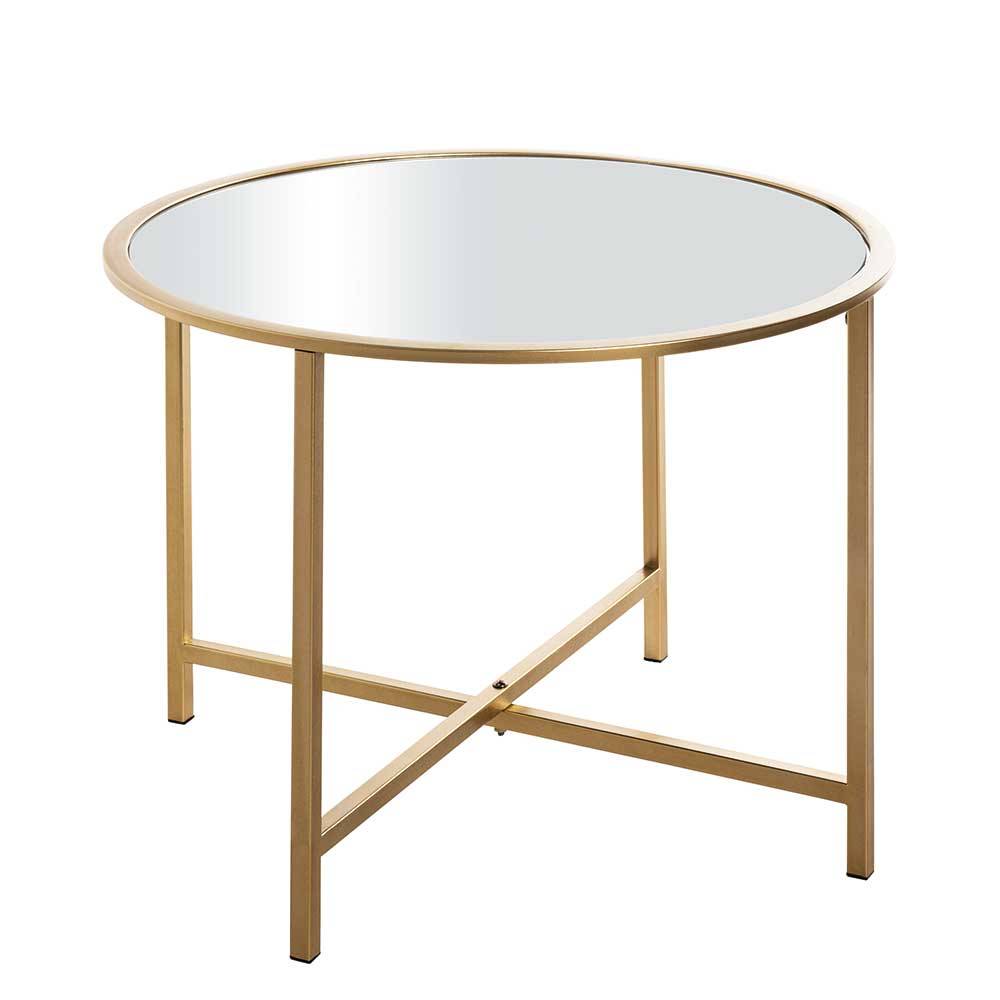 Eleganter Beistelltisch aus Spiegelglas - Lil