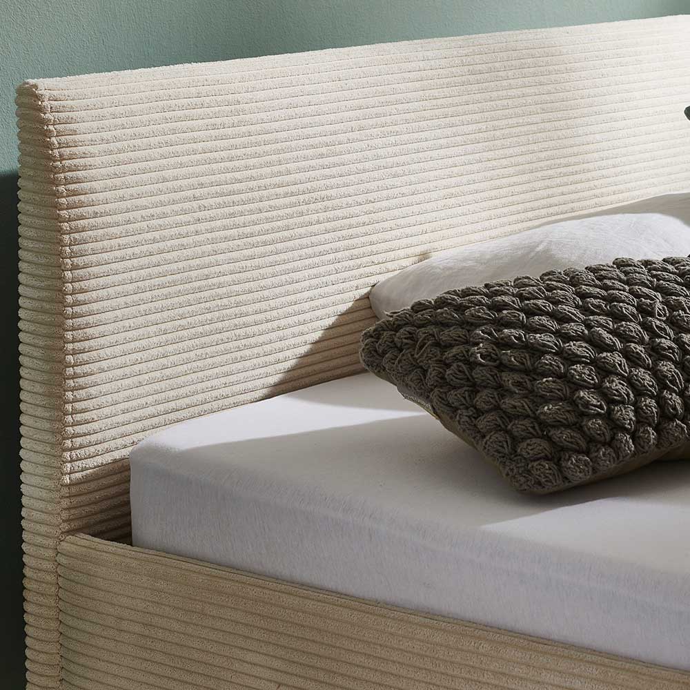 Cord Polsterbett in Beige - Faunatia
