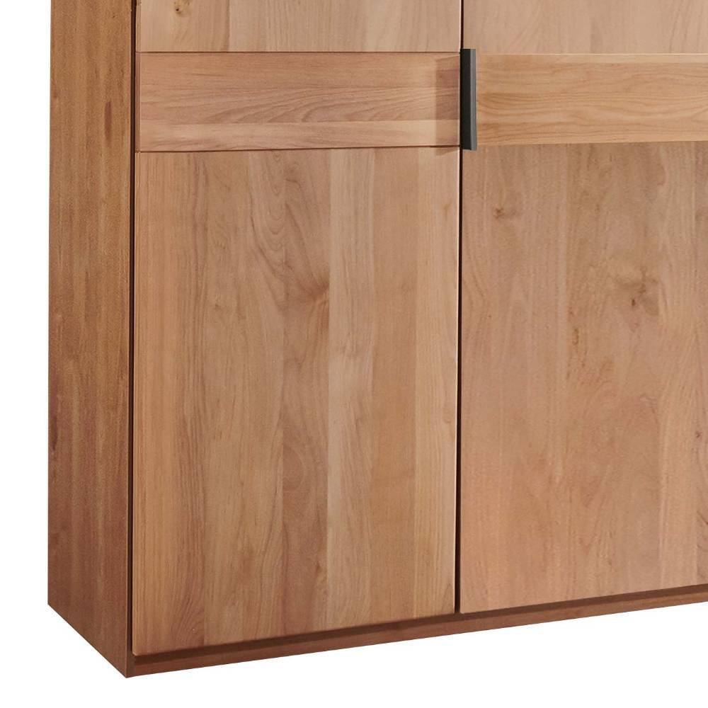 6-türiger Kleiderschrank in Erle teilmassiv - Murray