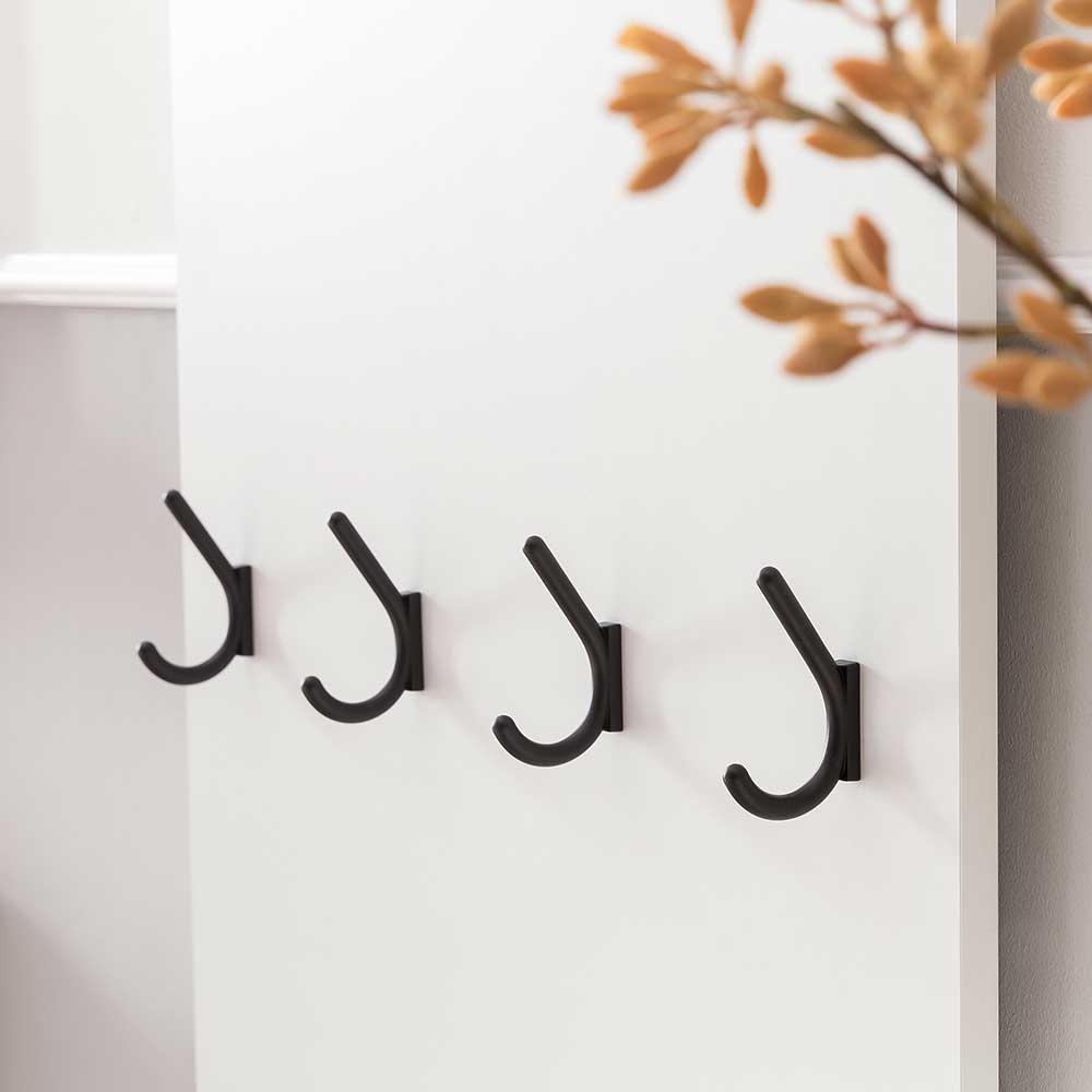 Garderobe Wandpaneel mit acht Haken & Stange - Goliat
