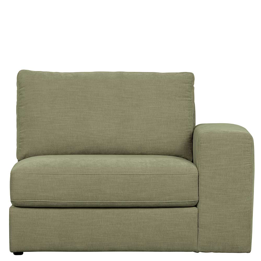 Modulare Couch - Endelement mit Armlehne rechts - Perconia