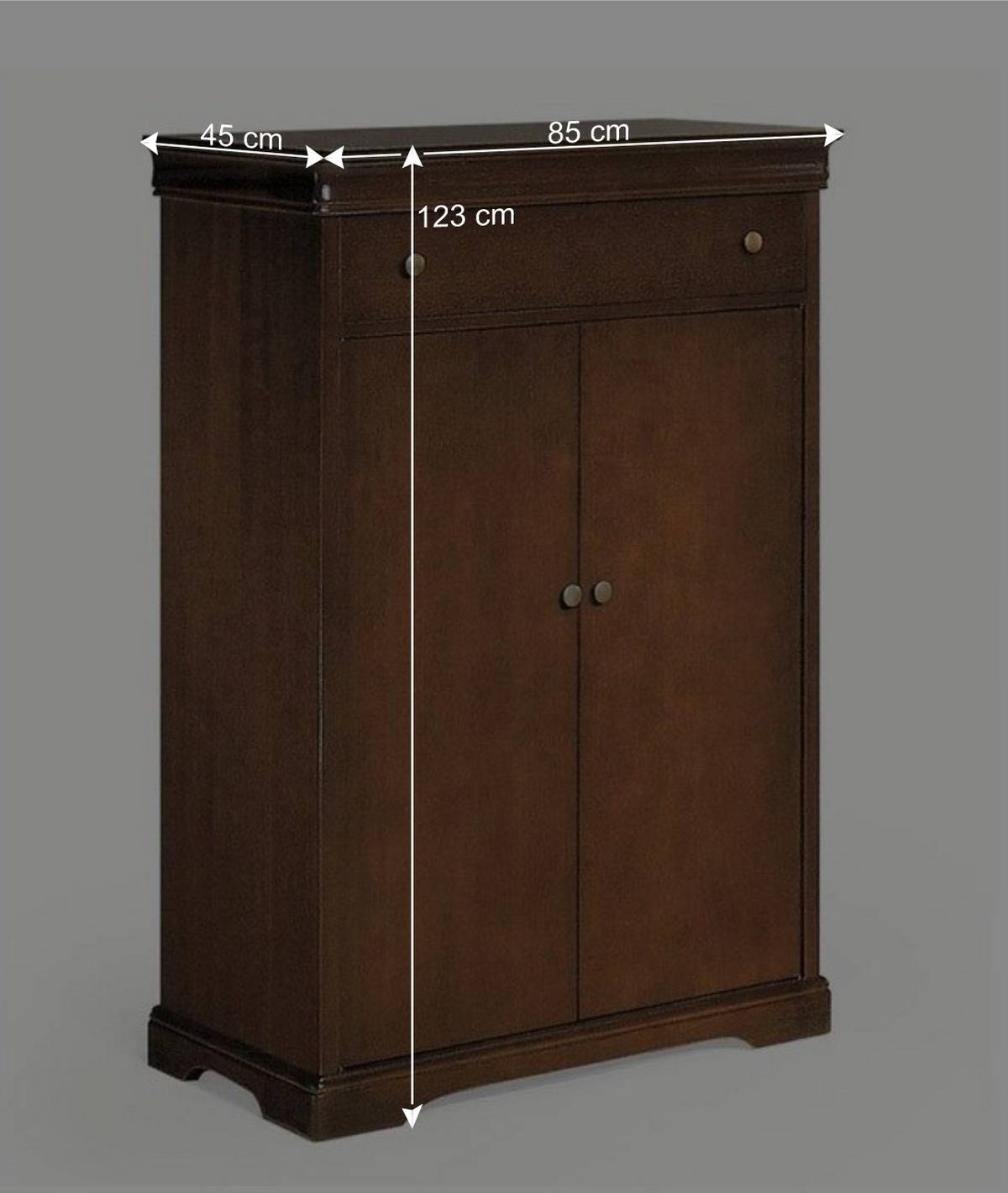 Klassischer Schuhschrank 85x123x45 cm - Lemerzi