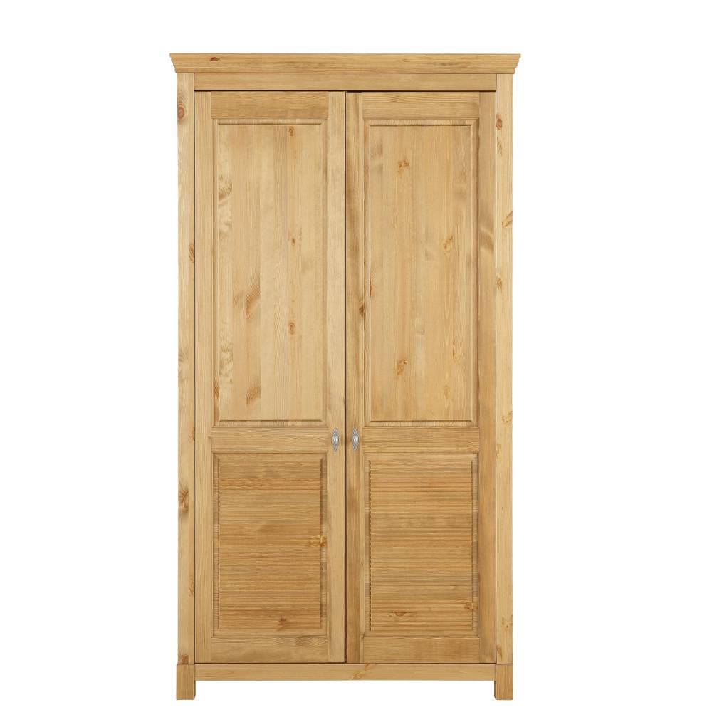 2-türiger Schlafzimmerschrank aus Kiefer - Lavronica