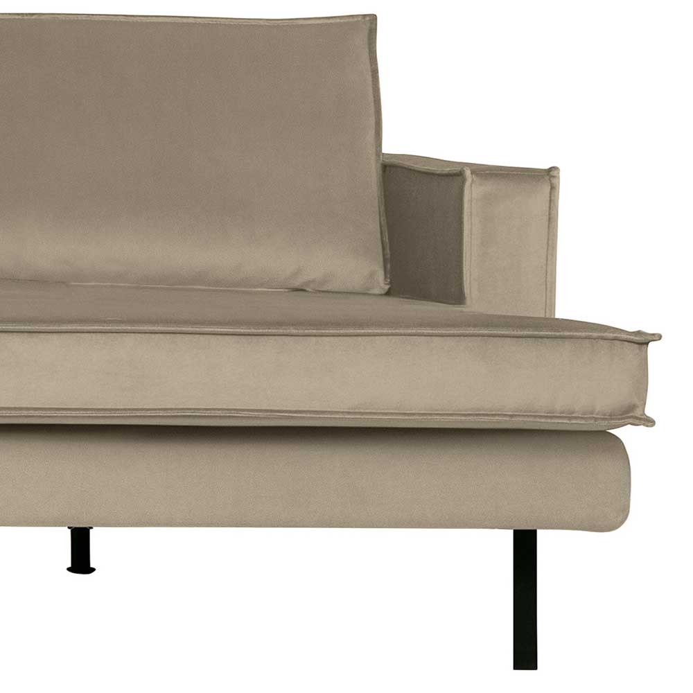 L Sofa in Khaki und Schwarz - Retro Style - Afeiro