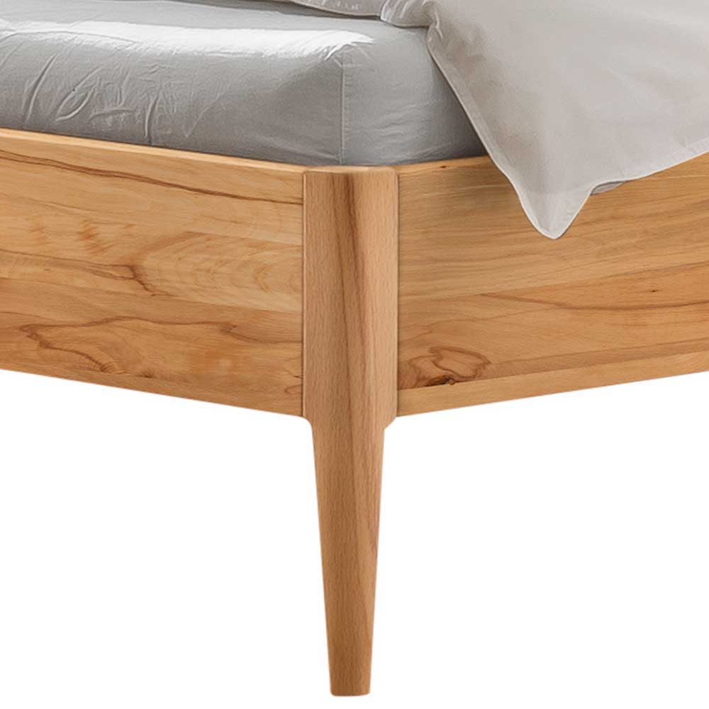 Wildbuche Bett mit Polsterkopfteil - Liancos