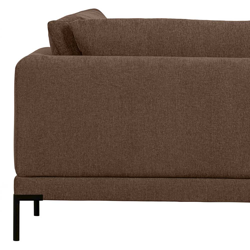 Rechtes Lounge-Element in Braun - Ravonia