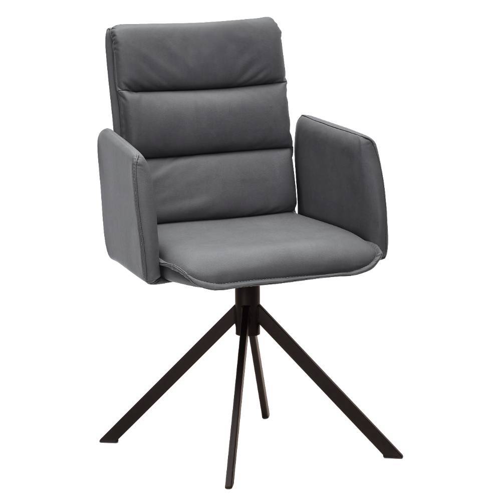 Moderner Tischsessel mit Metallgestell - Magnus