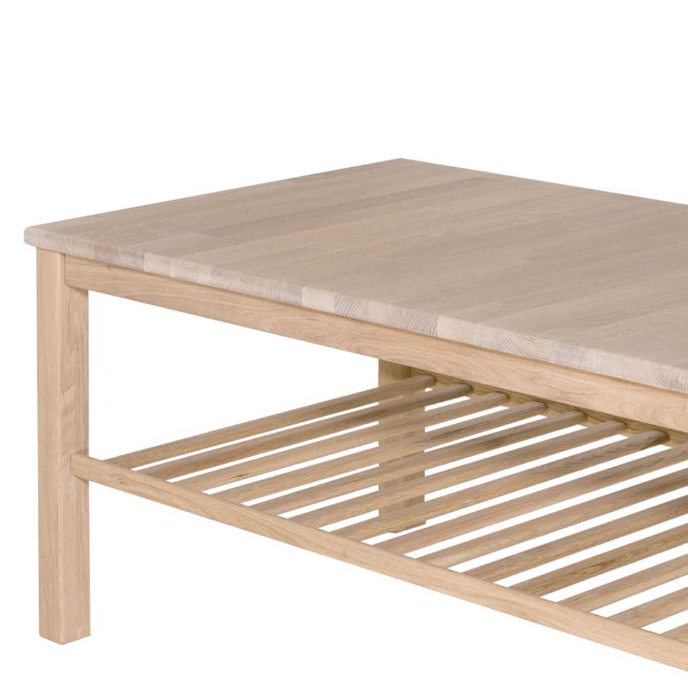 120x60 Wohnzimmer Sofatisch im Skandi Design - Calvin