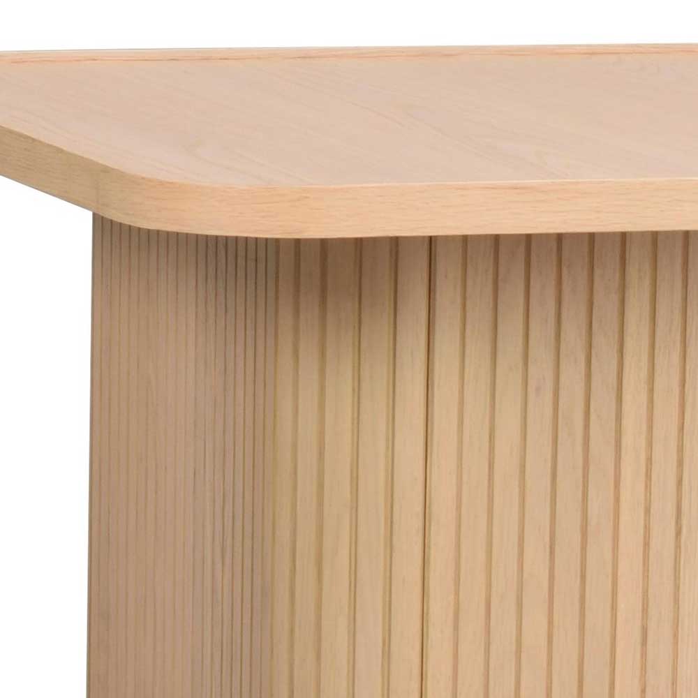 Retro Sofatisch in Eiche White Wash - Mercy